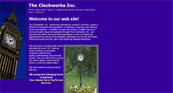 Desktop Screenshot of clockworks-inc.com